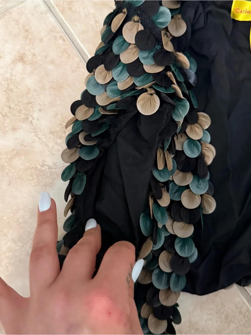 Catherine Malandrino Sequined Caplet